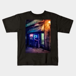 Upper West Side Night Street Manhattan NYC Kids T-Shirt